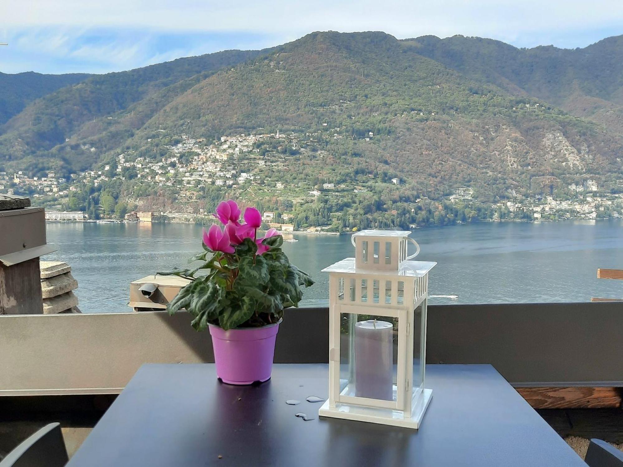 Luxury Room La Terrazza Sul Lago Di Como Блевио Екстериор снимка